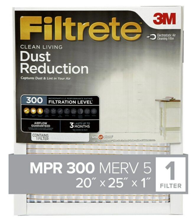 AIR COND FILTER-CENTRAL AIR 20x25x1