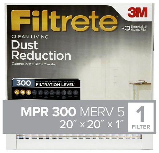 AIR COND FILTER-CENTRAL AIR 20x20x1