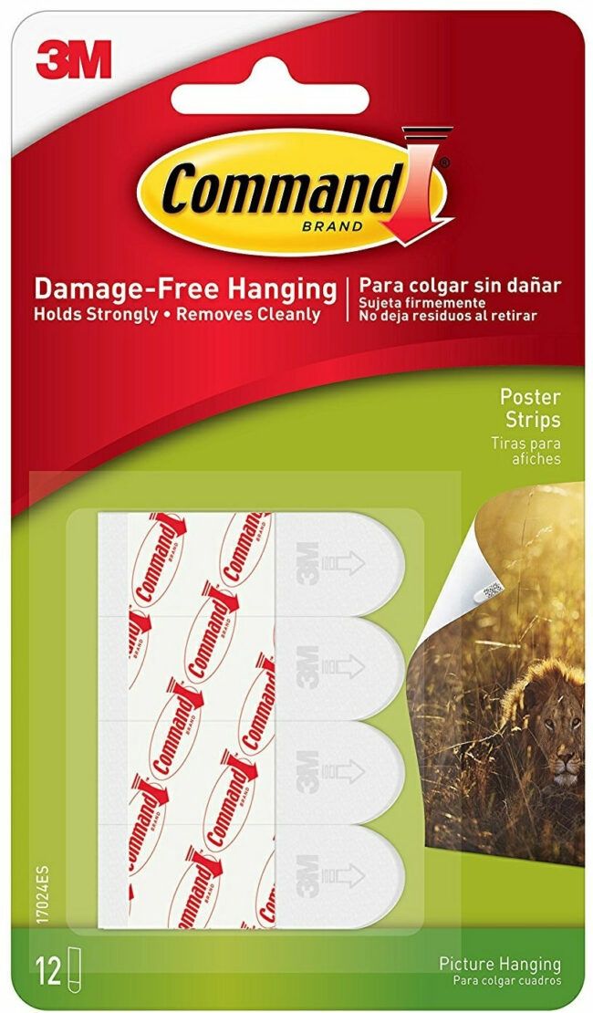 COMMAND POSTER STRIPS-SMALL