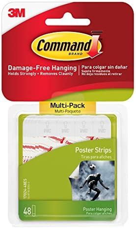COMMAND POSTER STRIP-SM.48/pk