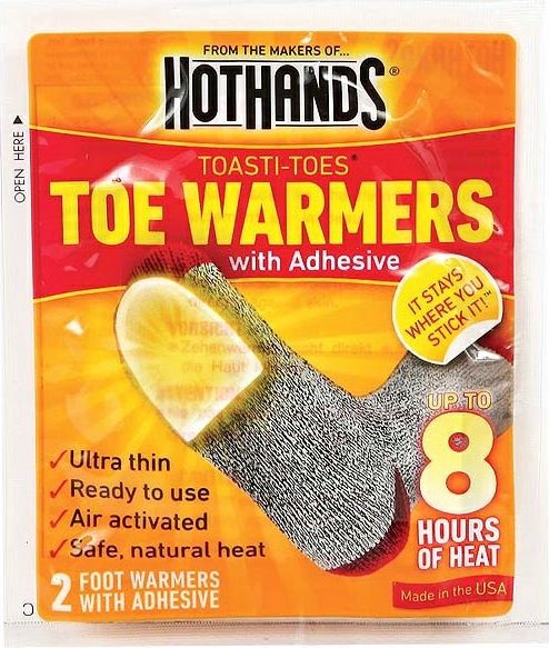 HOT HANDS TOE WARMERS 8 HRS 2 pack