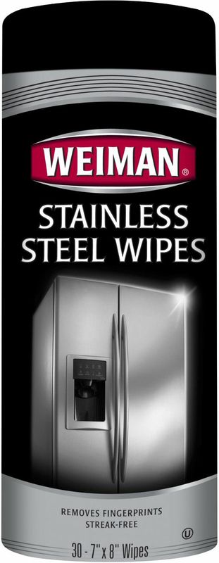 WEIMAN STAINLESS STEEL WIPES 30ct