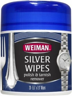 SILVER WIPES CANISTER