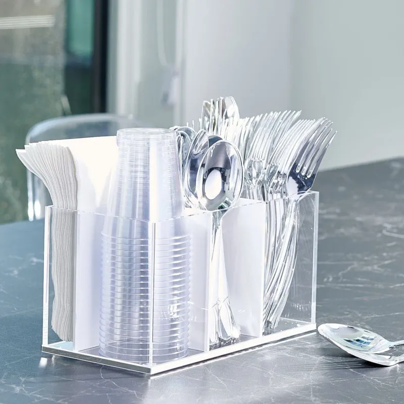 classic silverware caddy silver