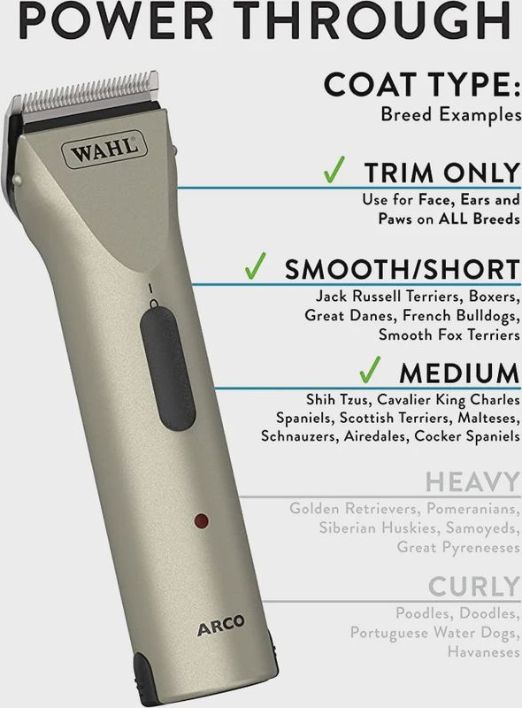 Wahl Arco Cordless Hair Clippers Champagne