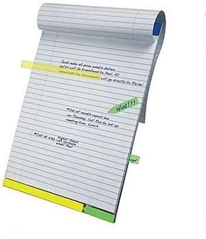 AMPAD 25 FLAG HIGLITER STRIPES WRITING PAD