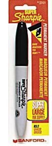 Blk.Super Sharpie Perm. Marker