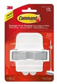 Broom and mop Gripper 1 hook 2 strips/pk