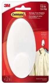 Clothes Hanger# 1 Hook# 2 Strips/Pk