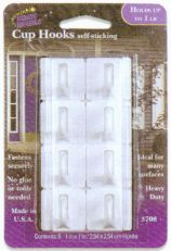 CUP HOOKS# 8 PK.