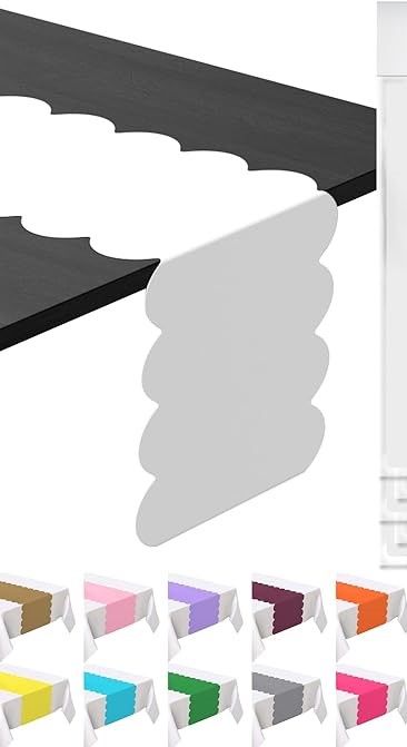 14&quot;x108&quot; scallop table runner