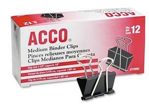 Med. (11/4&quot;) Binder Clips 12/BX