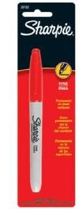 RED FINE PERM MARKER