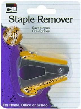 Staple Remover STEEL JAWS asst. color