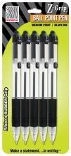 Z-Grip RT Ballpoint 1.0mm Blk 5pk