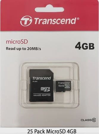 Transcend Micro-SD card 4GB
