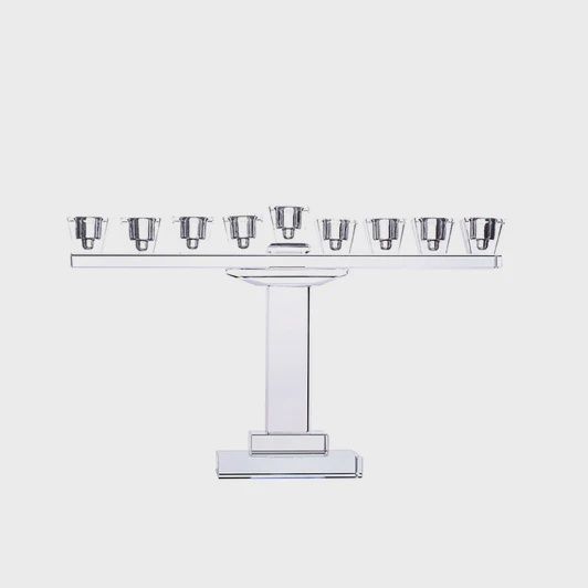 Crystal Menorah On Stand