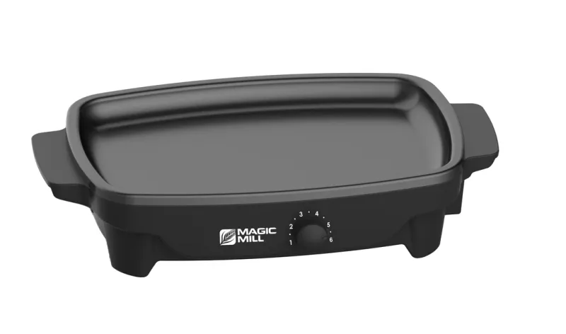 MAGIC MILL 12QT SLOW COOKER W/GLASS COVER