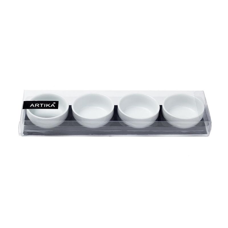 Artika - Mini Round Appetizer Bowl 4 Pk White