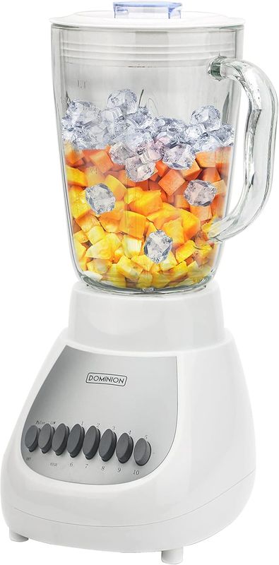 10 SPEED BLENDER GLASS JAR WHITE