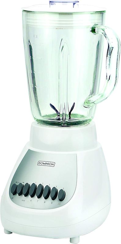 10 SPEED BLENDER GLASS JAR WHITE