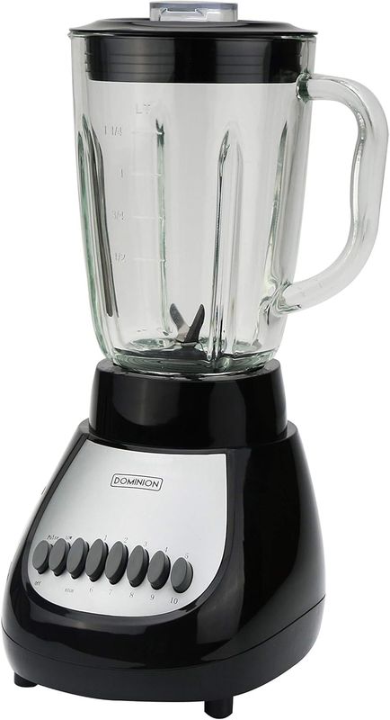 10 SPEED BLENDER GLASS JAR BLACK