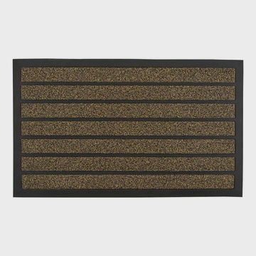 Striped Coir Doormat Natural