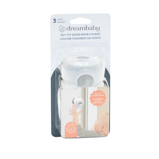 COVER DOOR KNOB CLEAR 3 COUNT