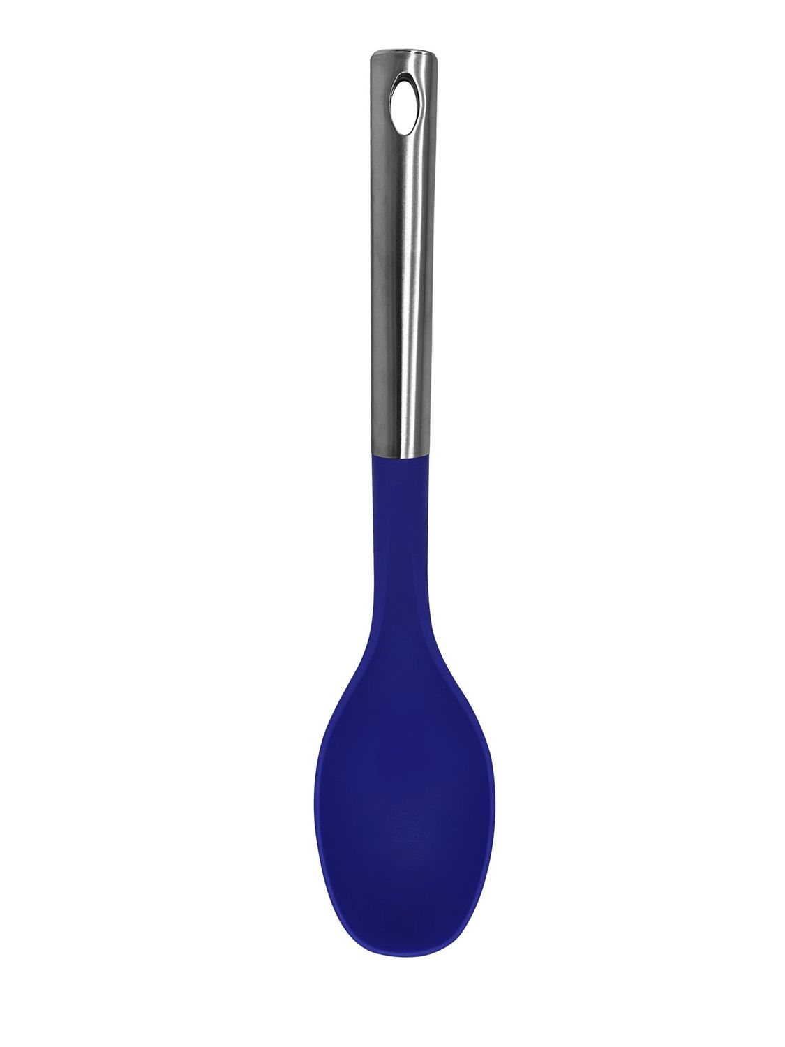 Millvado - Nylon Utensils SS Handle Solid Spoon Blue 13.5