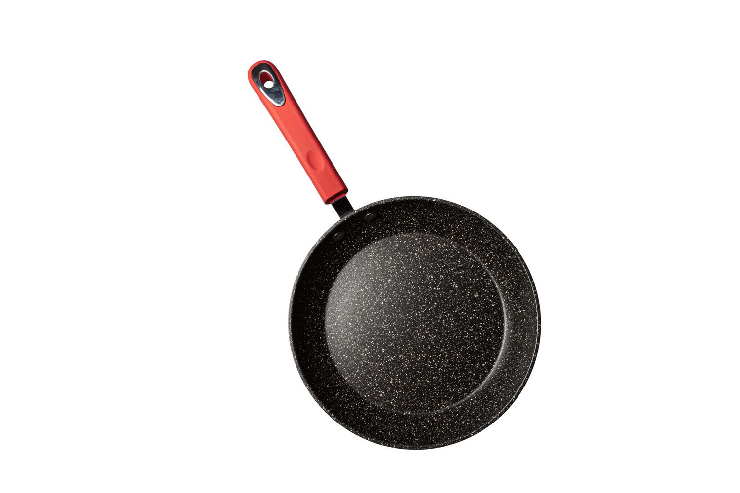 Millvado - Rainbow Non Stick Frypan# Red 9.5"# Soft Grip Handle