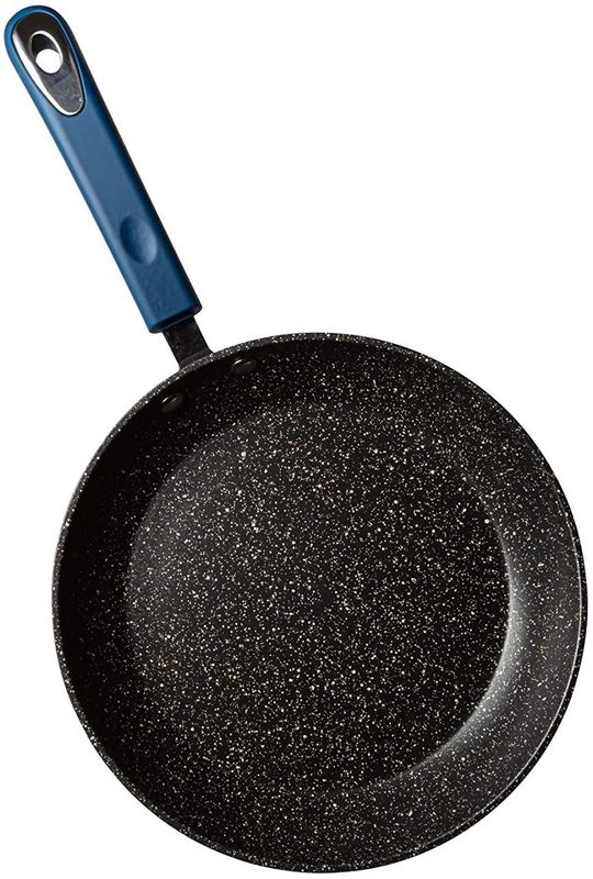 Millvado - Rainbow Non Stick Frypan#Blue 8"# Soft Grip Handle