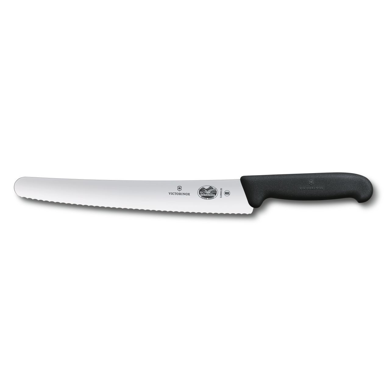 Victorinox - Fibrox Pro Bread Knife# Serrated# Round Tip# 10.25 "# Black