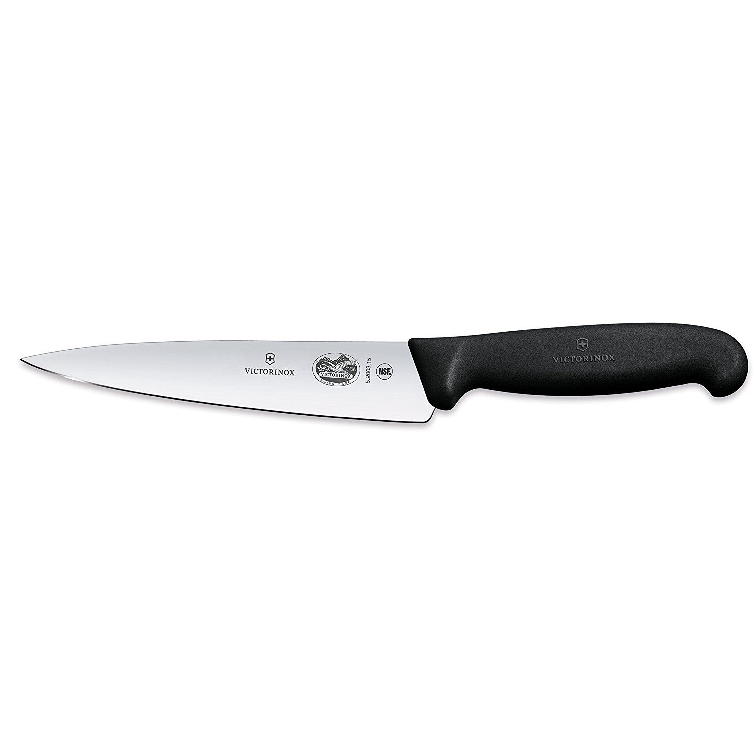 Victorinox - Fibrox Pro Chef Knife# Straight# 6"# Black