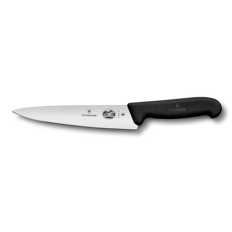Victorinox - Fibrox Pro Chef Knife# Straight# 7.5 "# Black