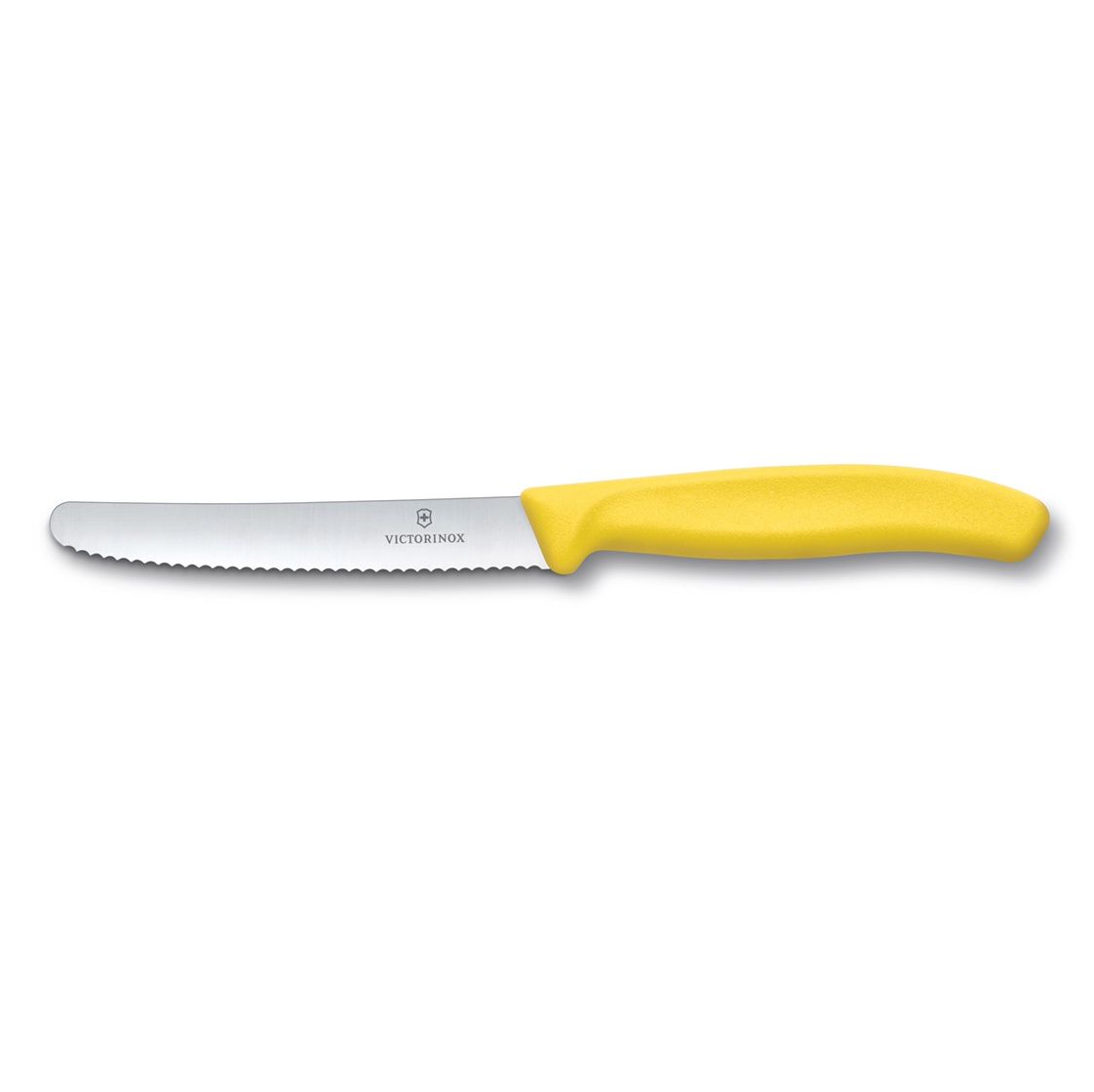 Victorinox - Swiss Classic Tomato Knife# Serrated# Round Tip# 4.5"# Yellow