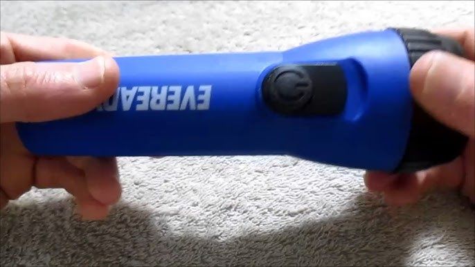 Eveready 2pk LED Flashlight: Portable Light Sets for Kids, Includes Batteries, Red &amp; Blue, Battery Powered