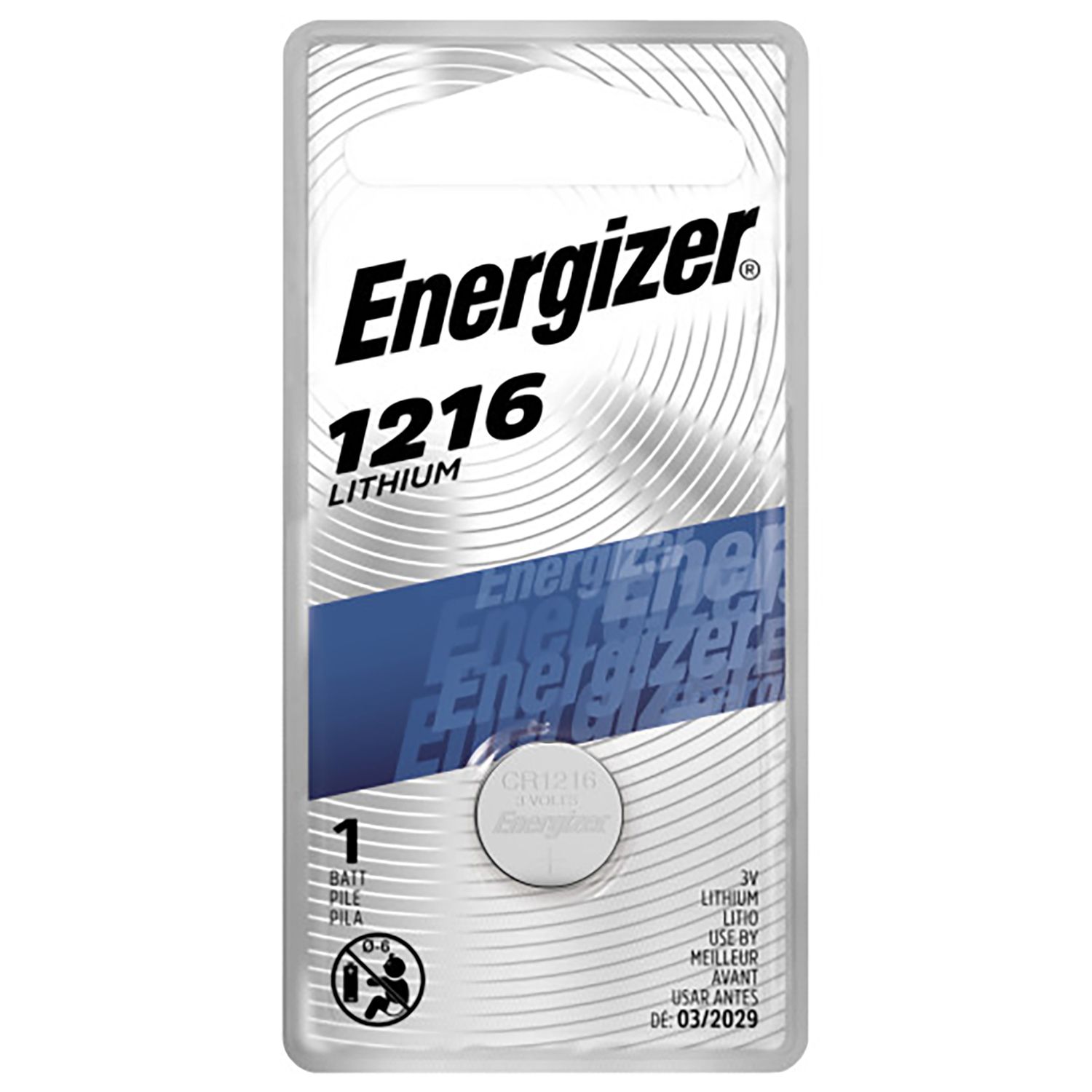 Energizer 1216 Lithium Coin Battery  1 Pack