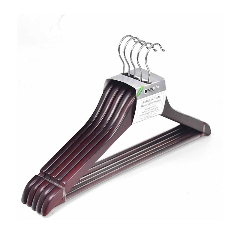 03PK WOODEN HANGER CHERRY