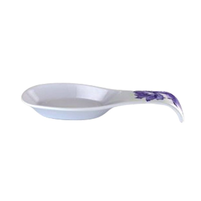 10" MARBLE DOTED MELAMINE SPOON REST
