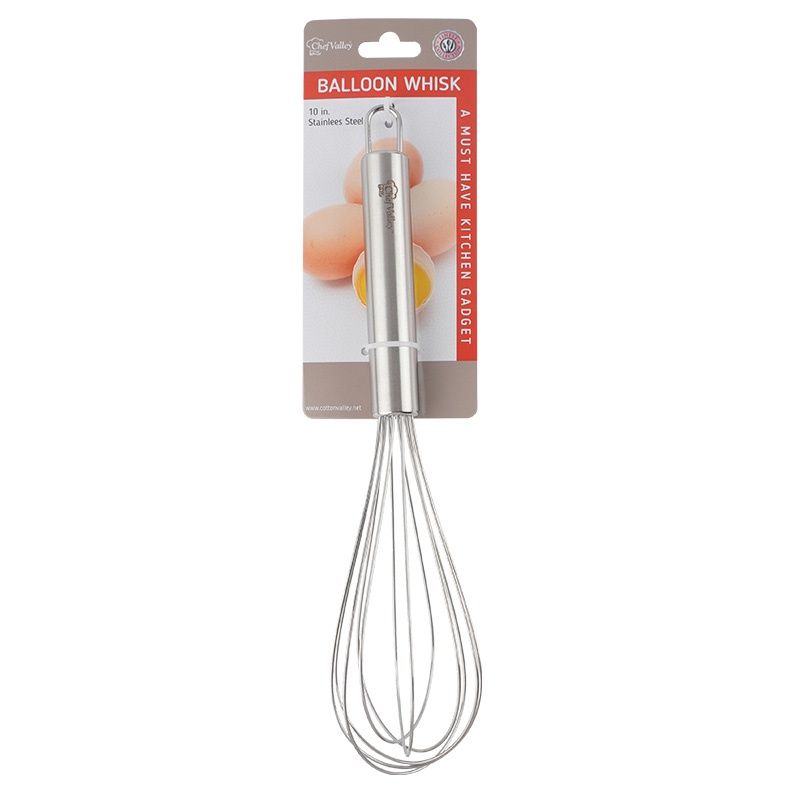 10" SILICONE EGG WHISK