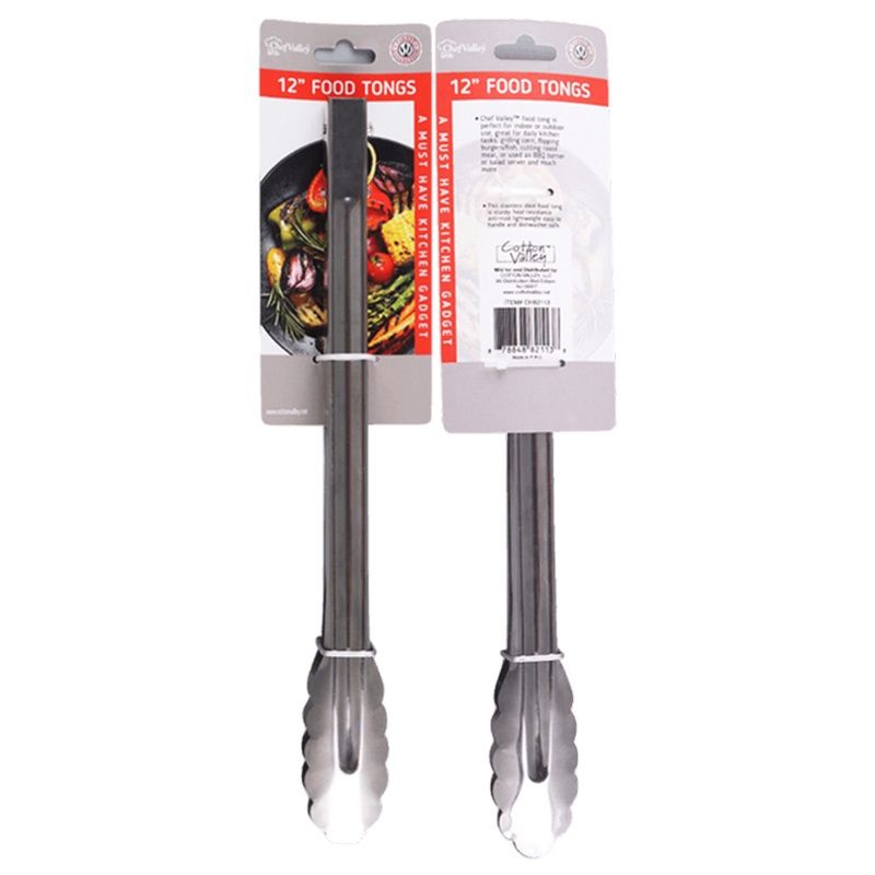 12" SS FOOD TONG