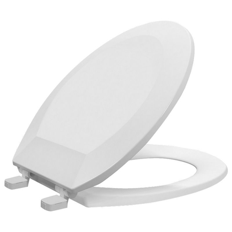 17" PLASTIC TOILET SEAT WHITE