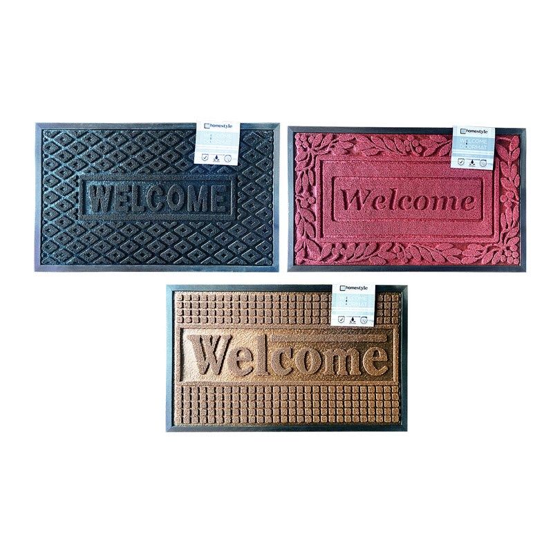 18X30" EMBOSS PP RUBBER asst