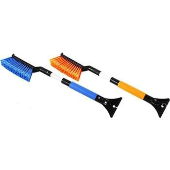 26" EXTENDABLE CAR SNOW BRUSH ASST COLOR