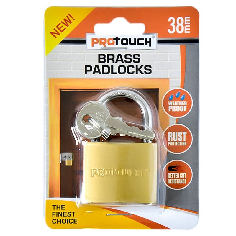 38MM BRASS PAD LOCK