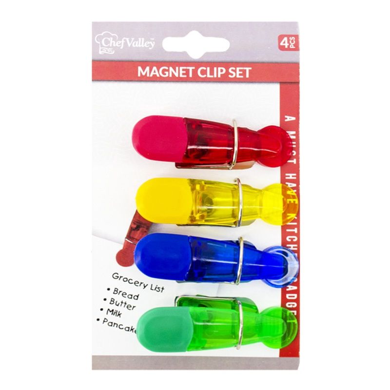 4 PCS MAGNET CLIP SET