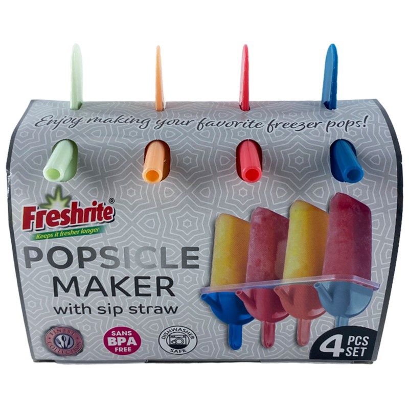 4PC PLASTIC POPSICLE MOLDS