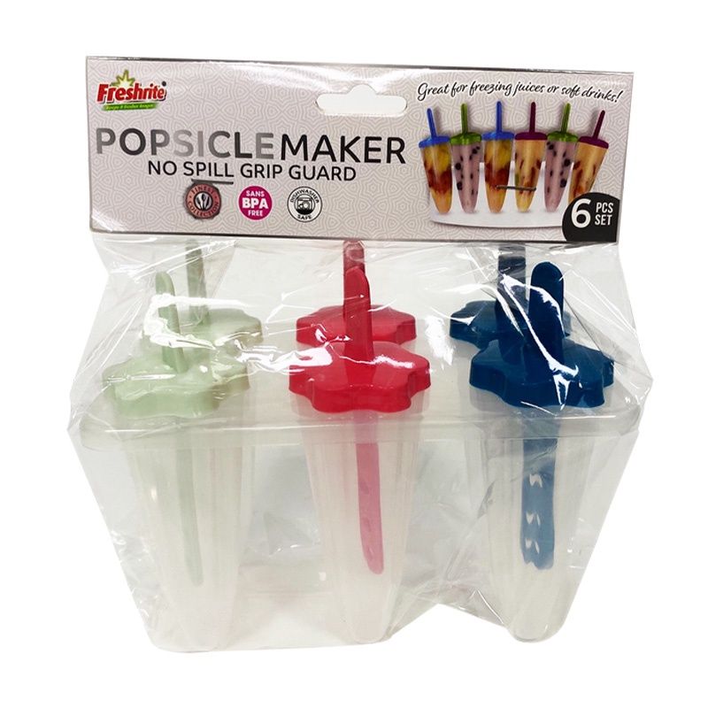 6PC ICE POPSICLE MOULDS