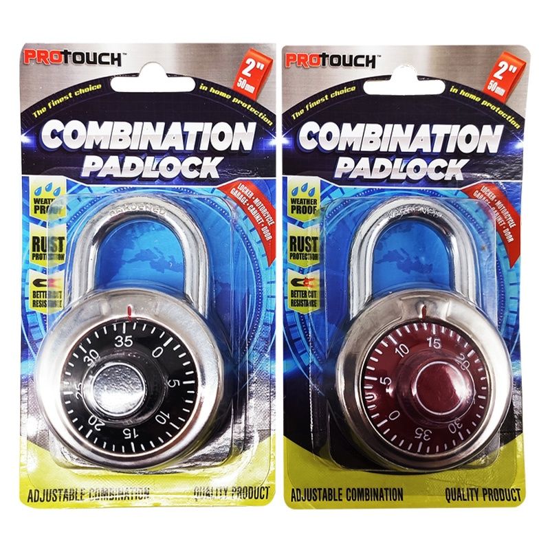COMBINATION PADLOCK asst