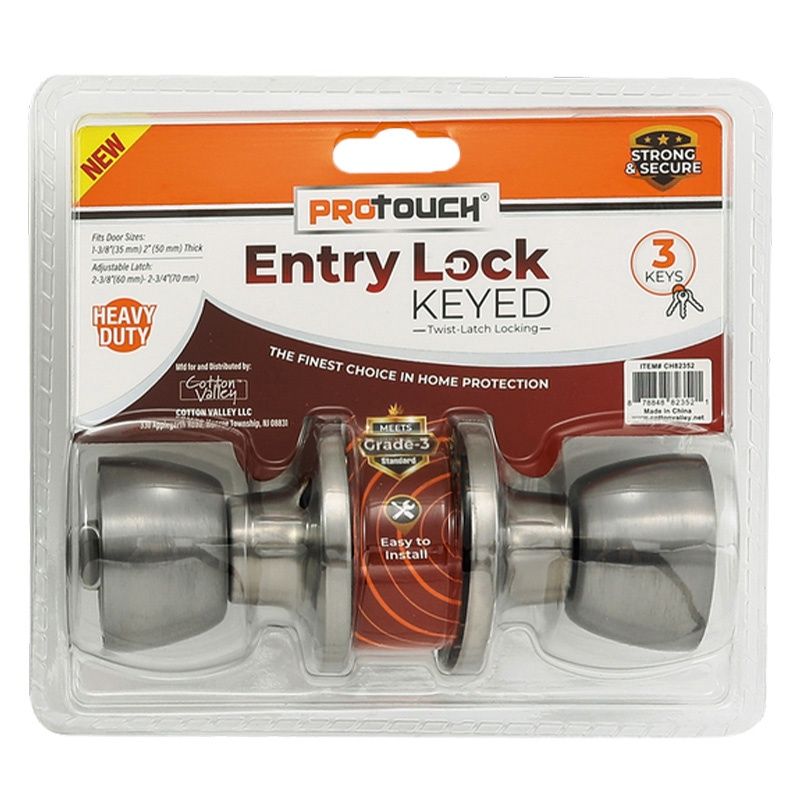 S.NICKEL TWIST LATCH DOOR LK CH82352-12